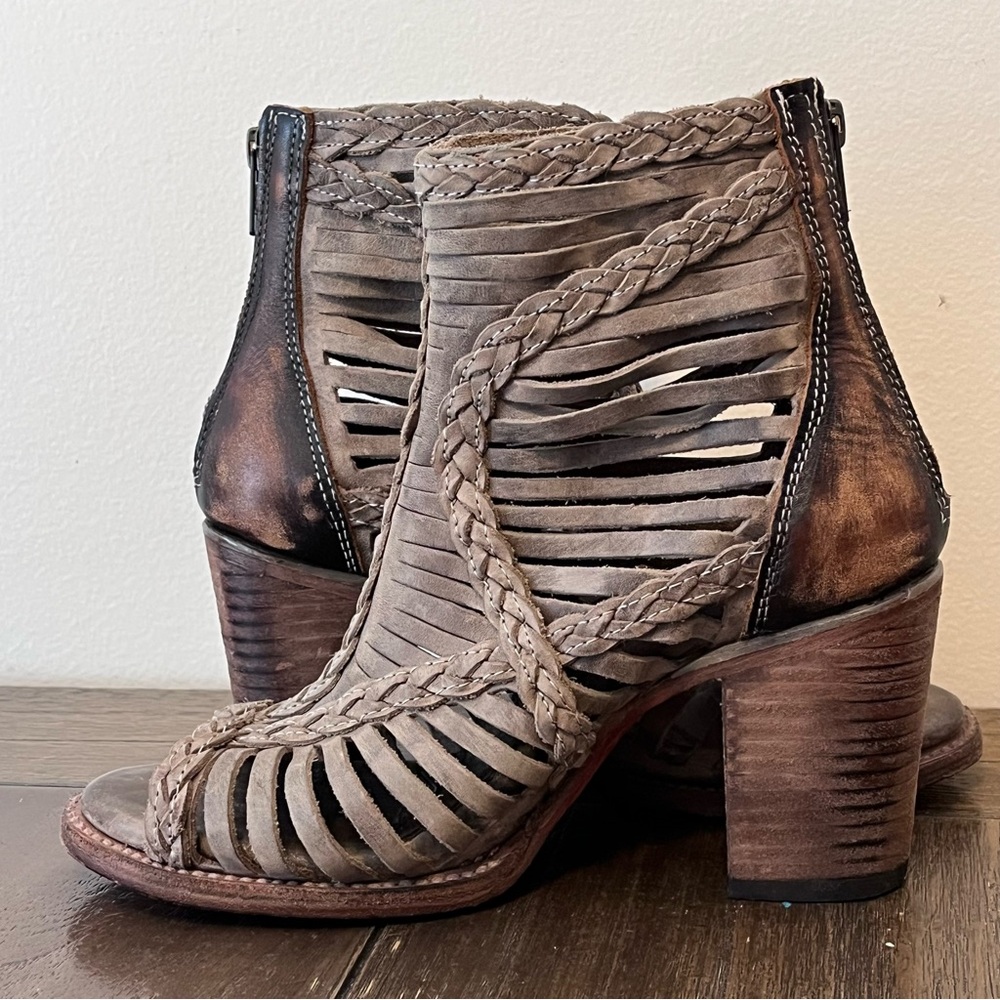 Freebird Bela Distressed Heeled Sandals Womens size 8 - Picture 5 of 11